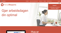 Desktop Screenshot of helserespons.no